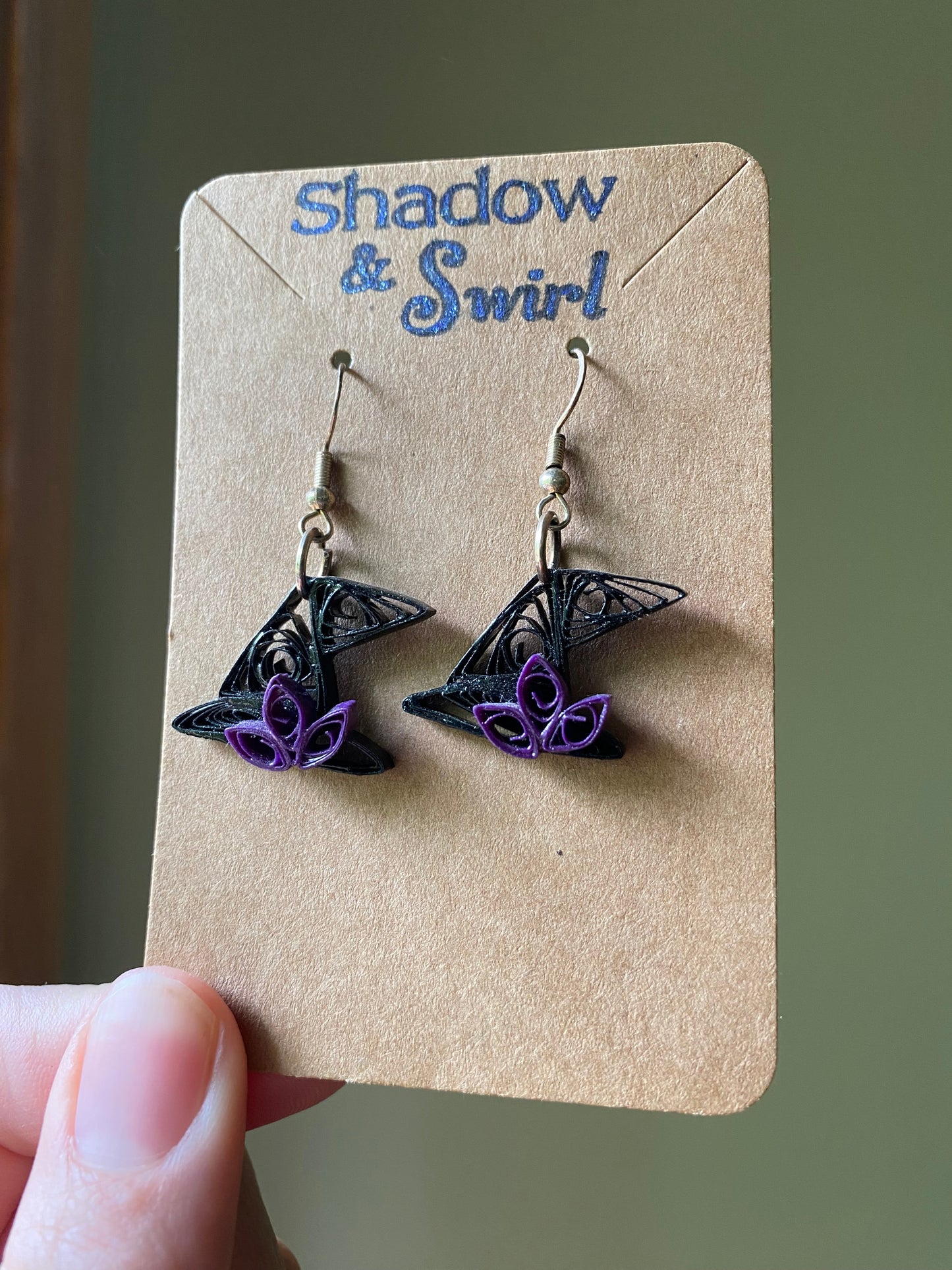 Witch Hat Earrings