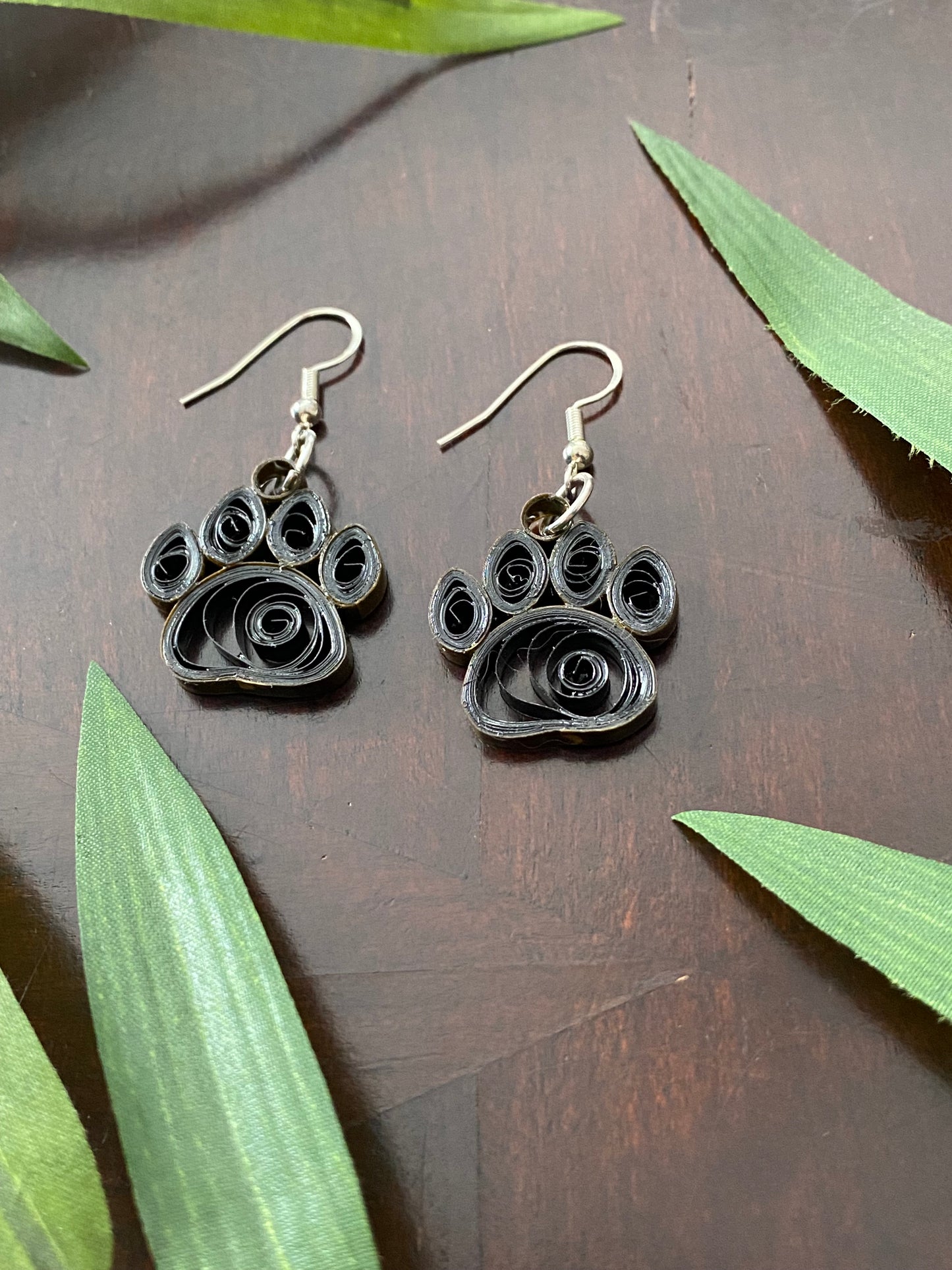 Paw Print Earrings