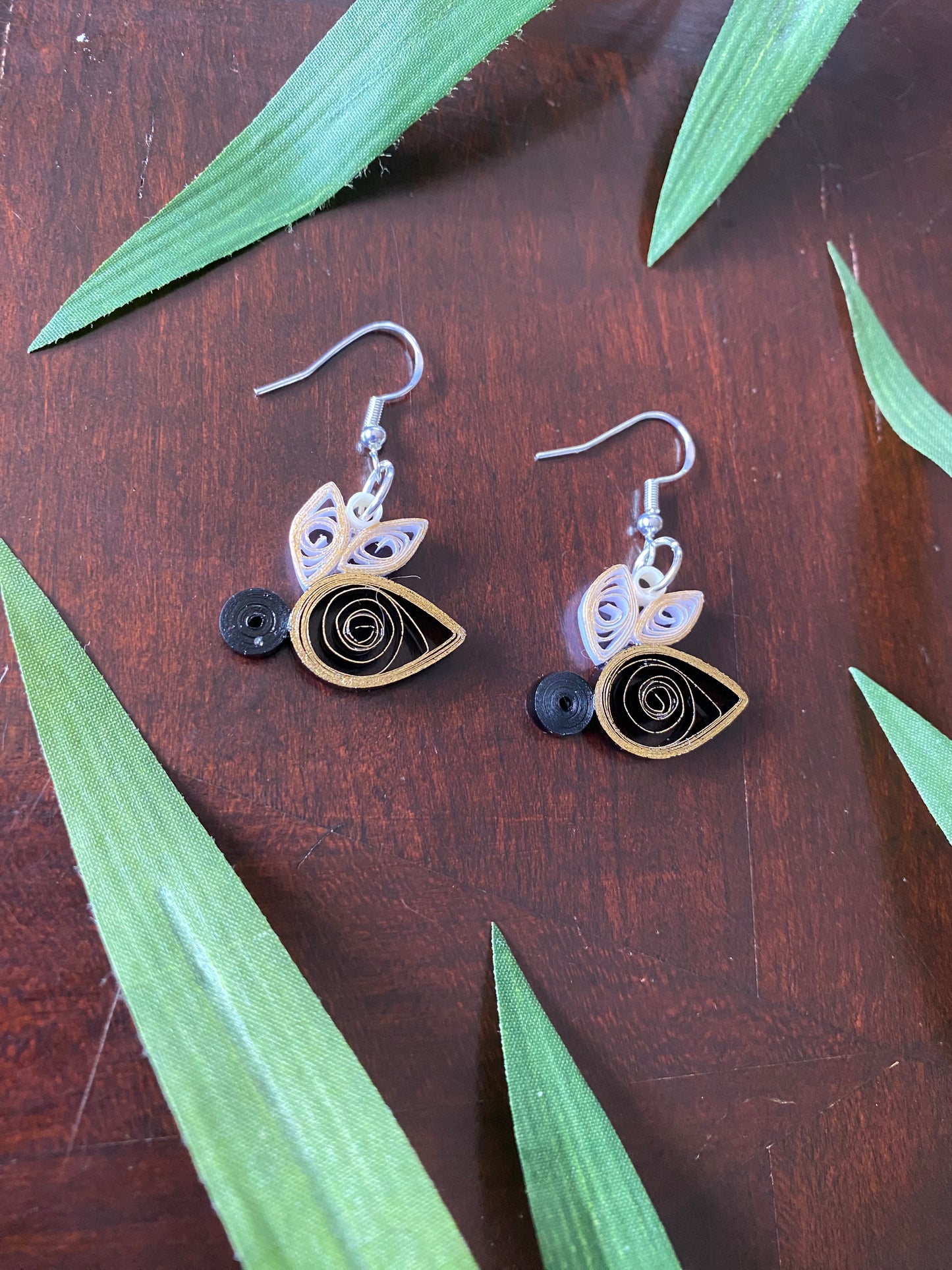 Gilded Bee Earrings