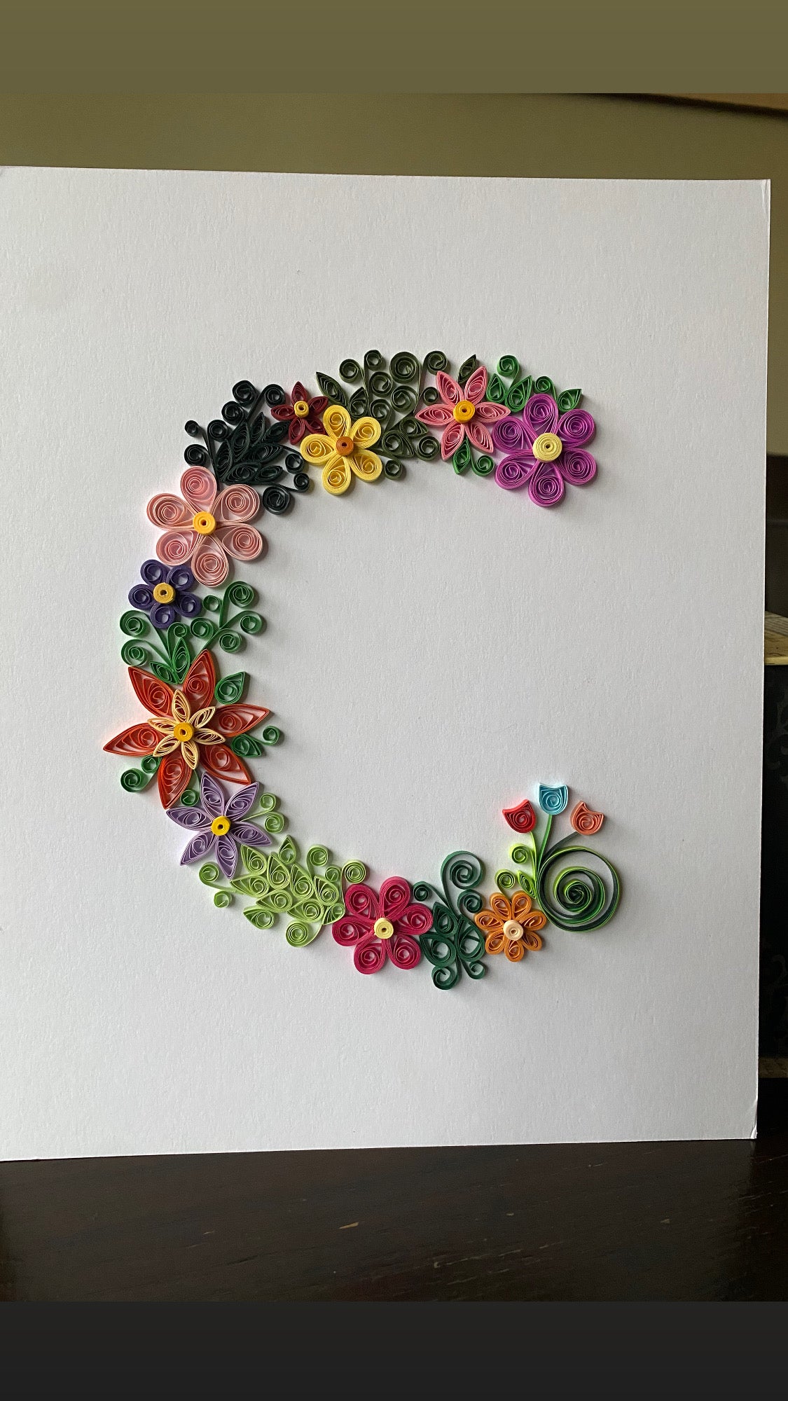 Quilled Letter or Word