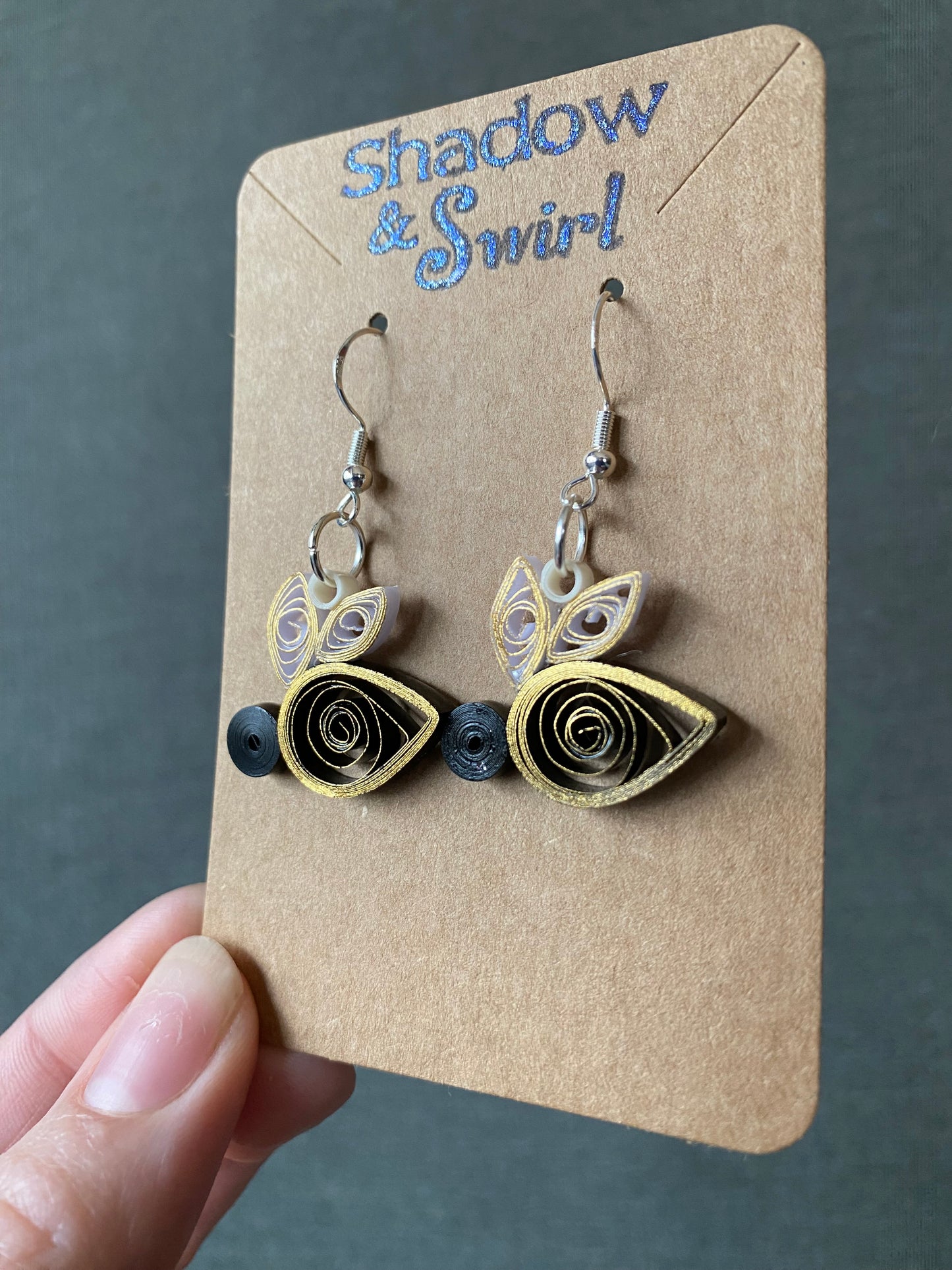 Gilded Bee Earrings