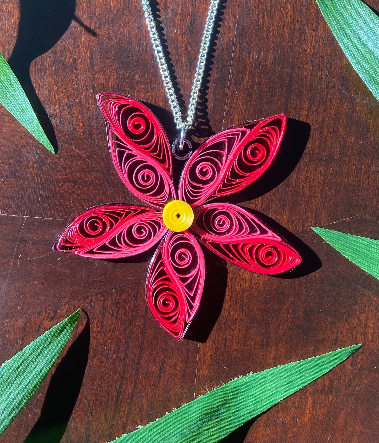 Large Flower Necklace