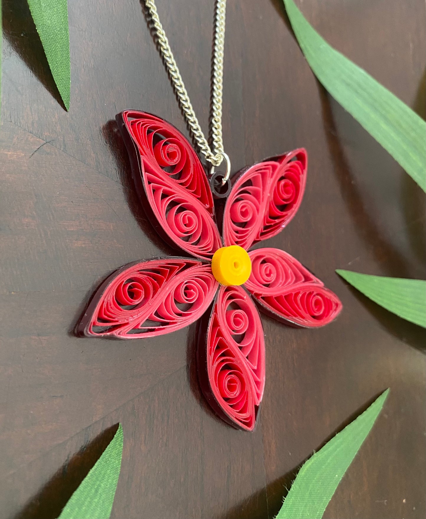 Large Flower Necklace