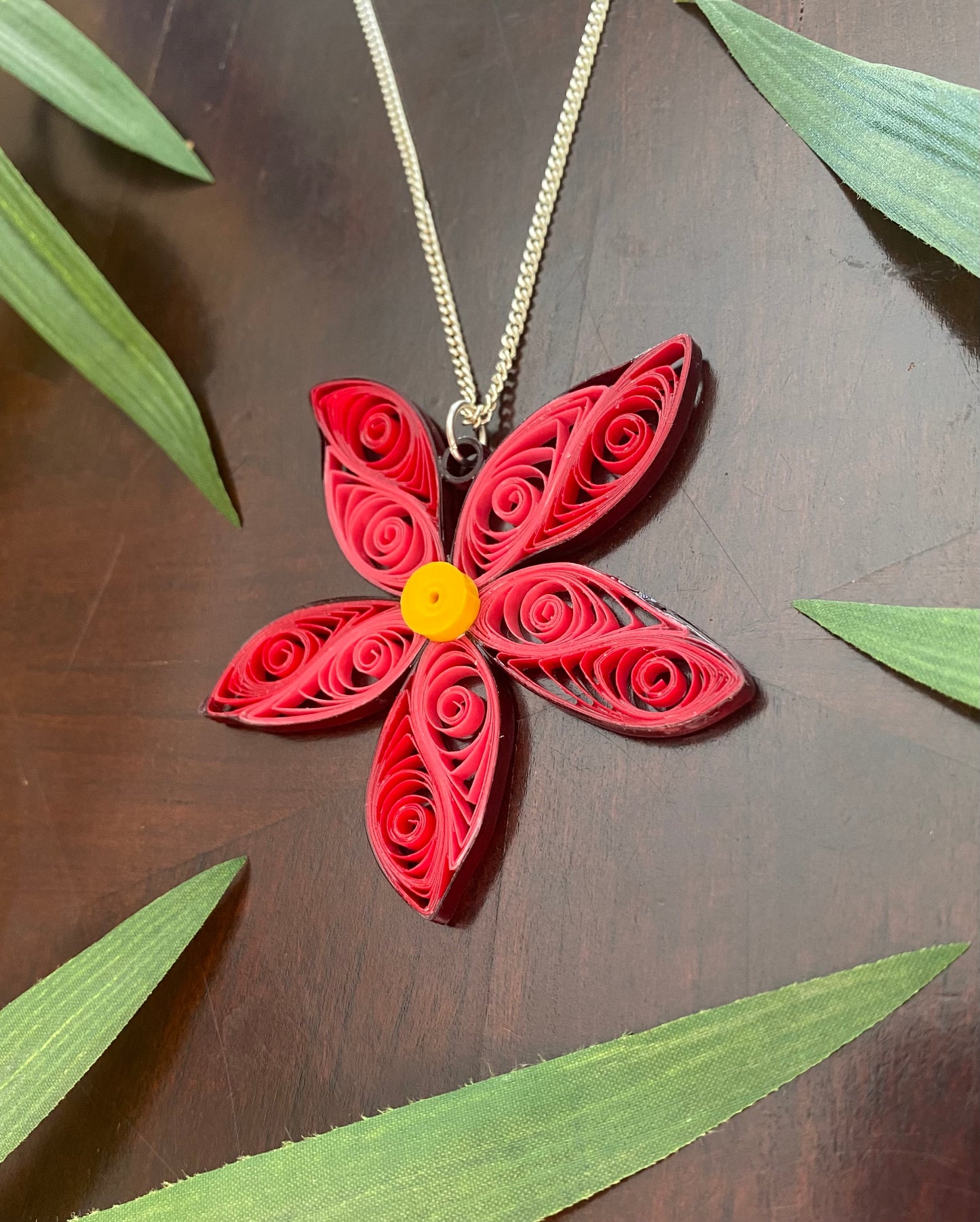 Large Flower Necklace