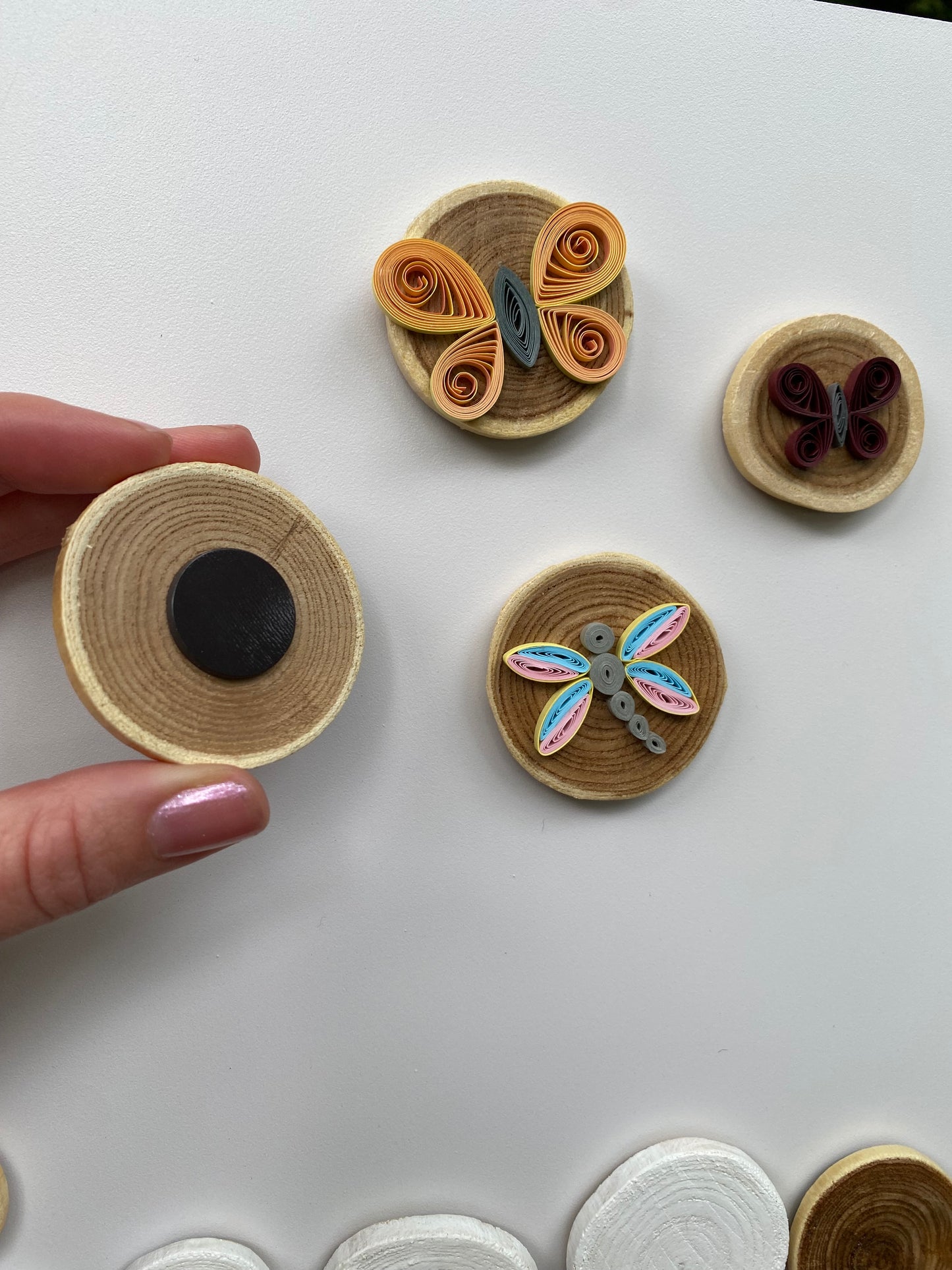 Quilled magnets