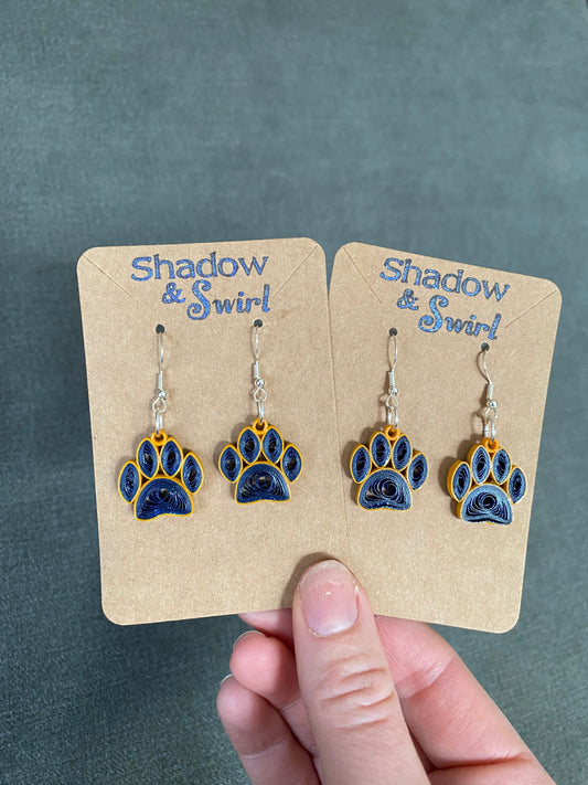 Paw Print Earrings