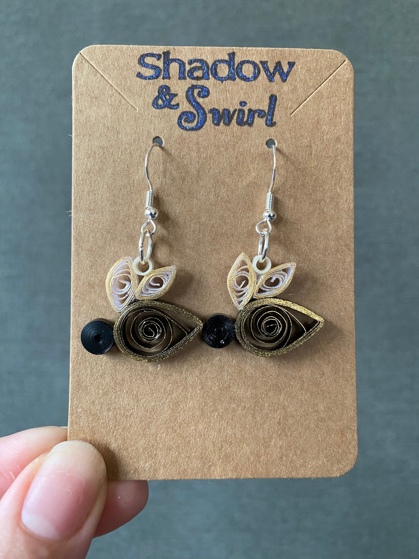 Gilded Bee Earrings