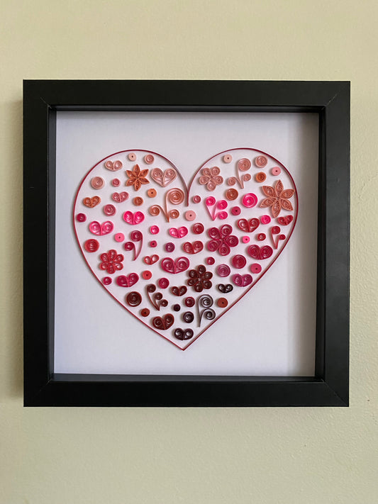 Gradient Heart Decor