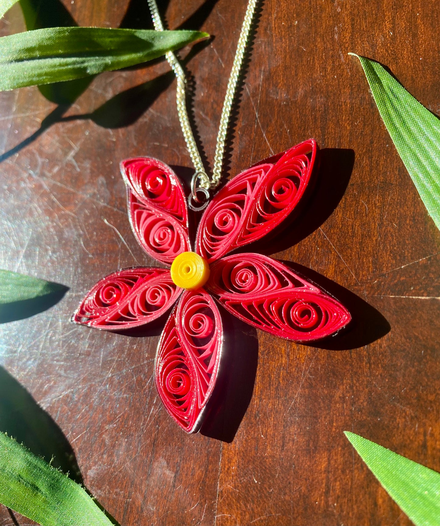 Large Flower Necklace